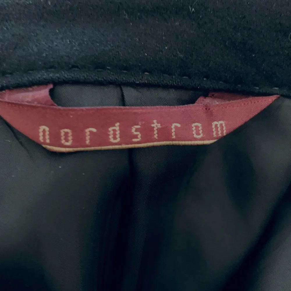 NORDSTROM CLASSICS 100% Cashmere Double Breasted Sport Jacket Black Men’s